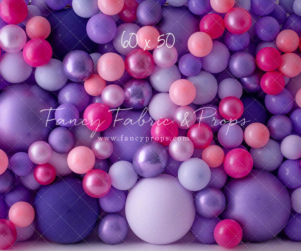 Fuchsia Forever Balloon Wall