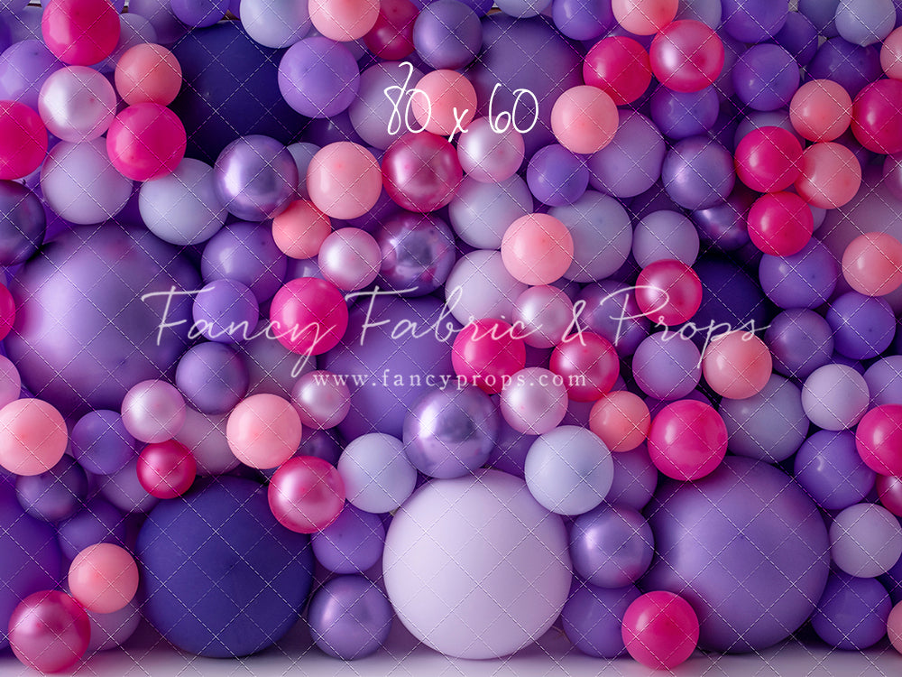 Fuchsia Forever Balloon Wall