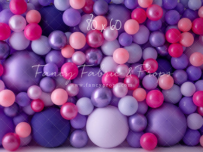 Fuchsia Forever Balloon Wall