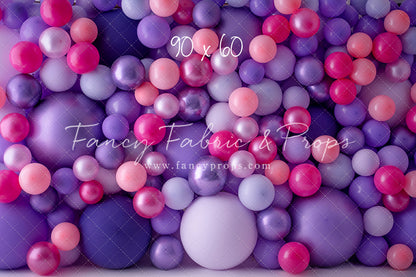Fuchsia Forever Balloon Wall