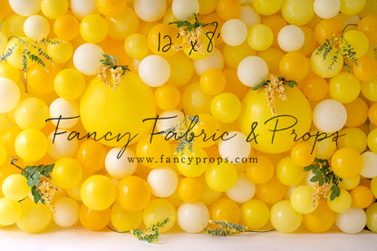 Golden Summer Balloon Wall