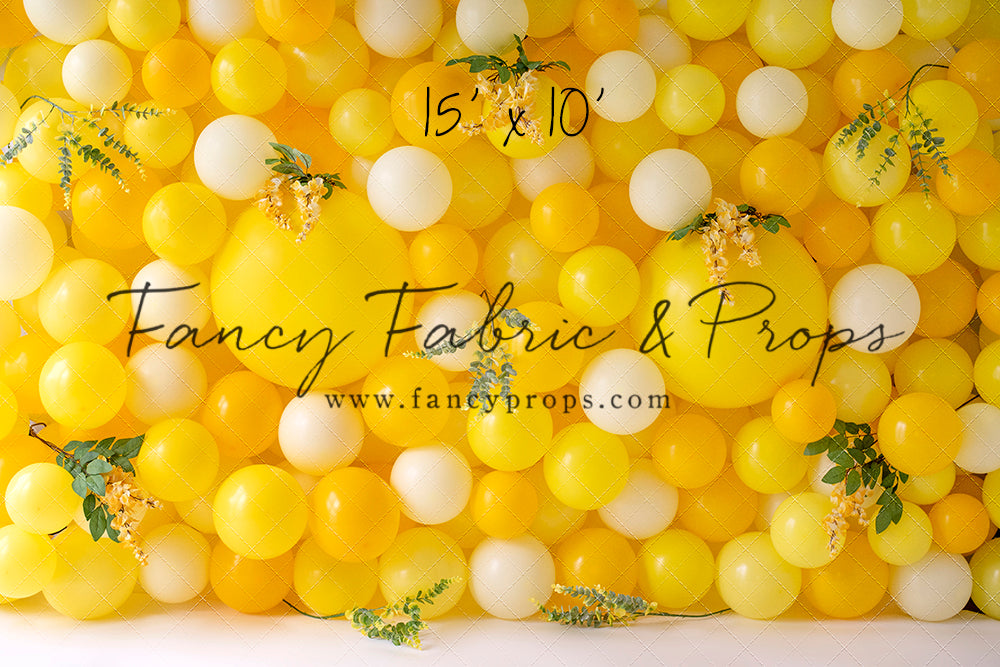 Golden Summer Balloon Wall