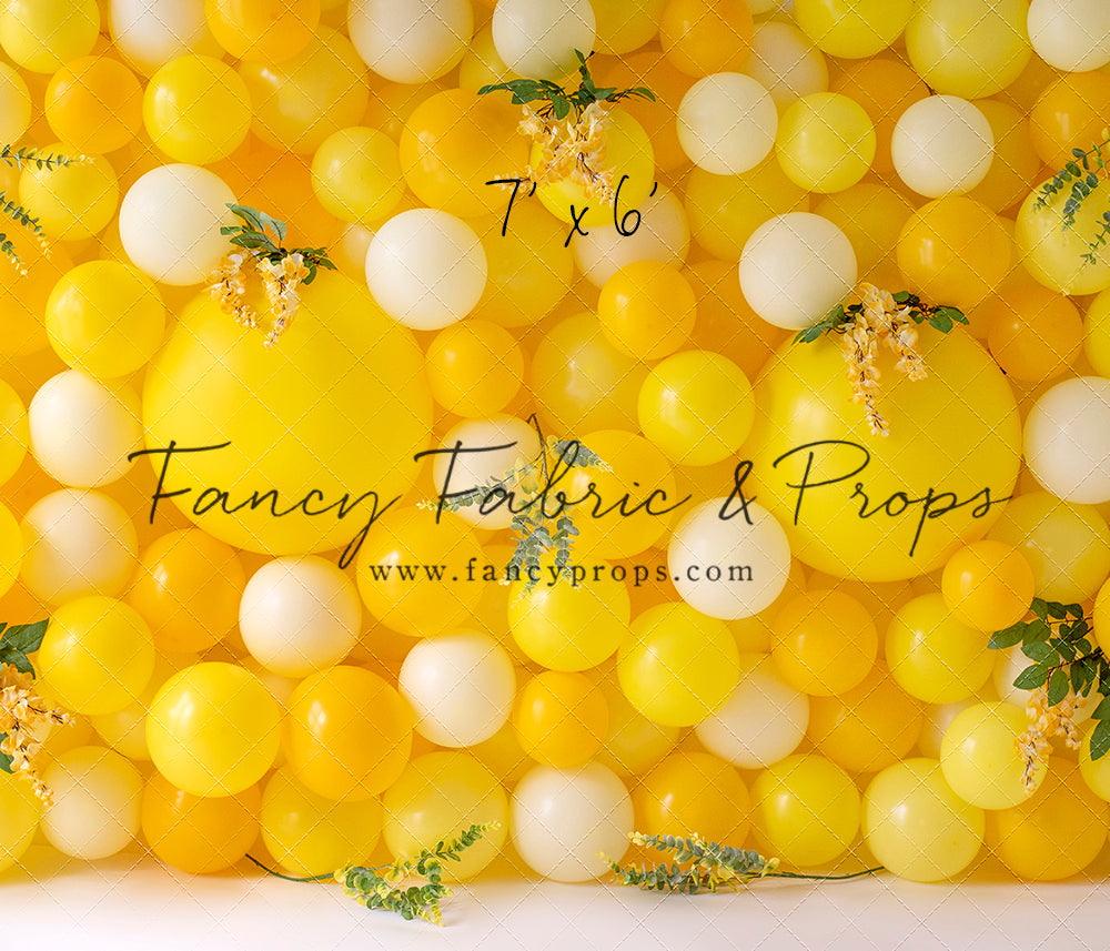 Golden Summer Balloon Wall