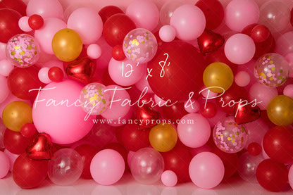 Golden Valentine Balloon Wall