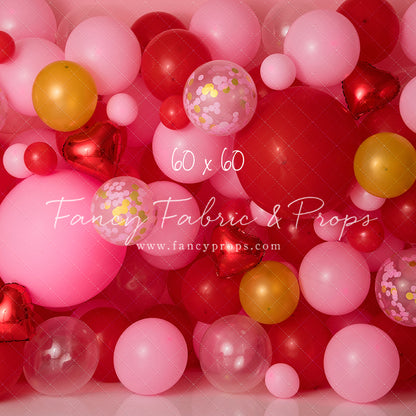 Golden Valentine Balloon Wall