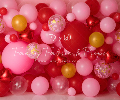 Golden Valentine Balloon Wall