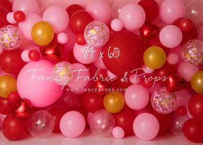 Golden Valentine Balloon Wall