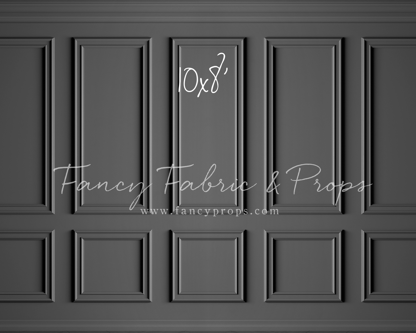 Gray Wainscoting Wall