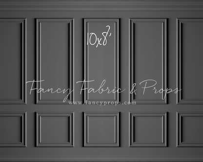 Gray Wainscoting Wall