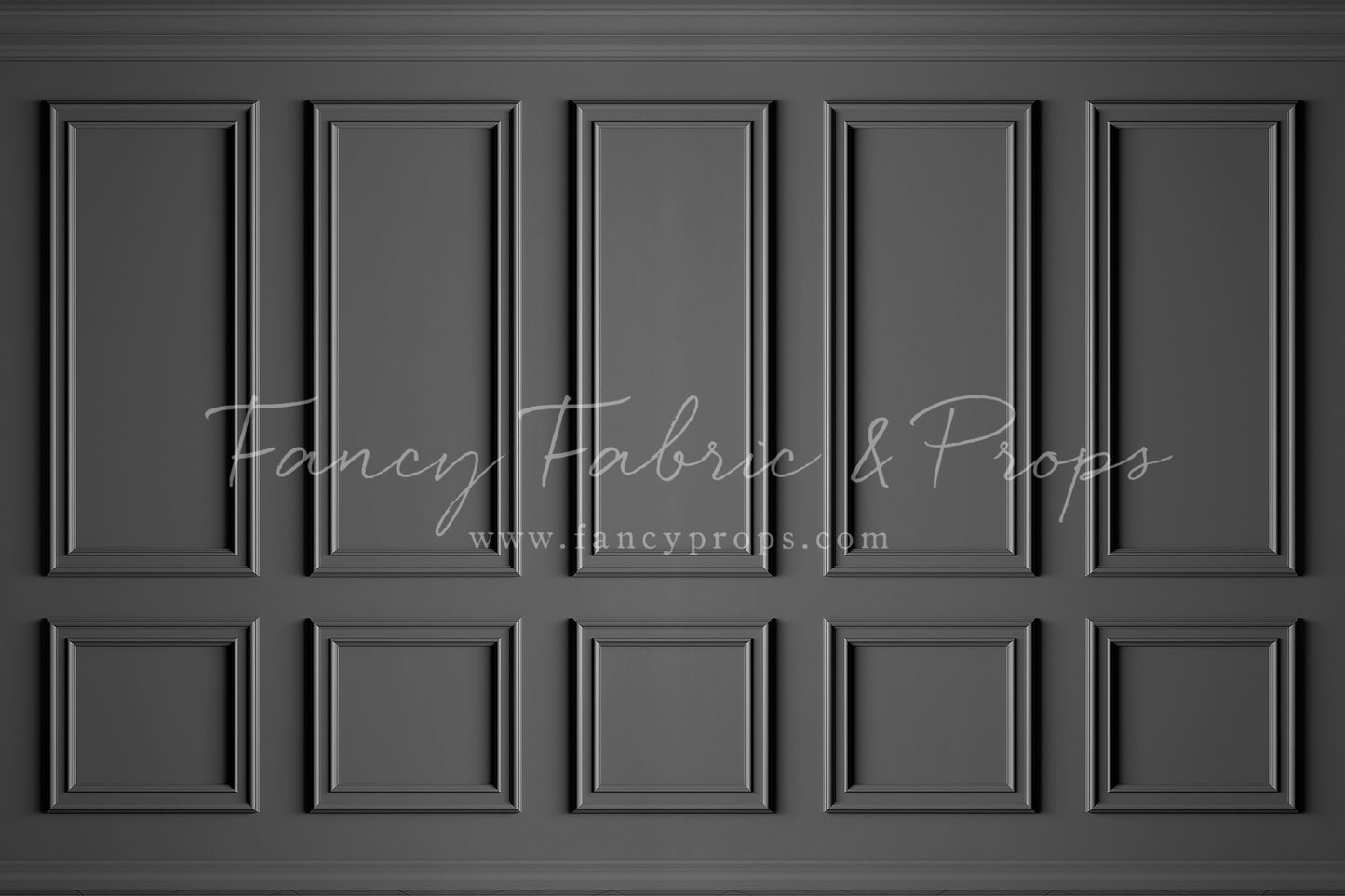 Gray Wainscoting Wall