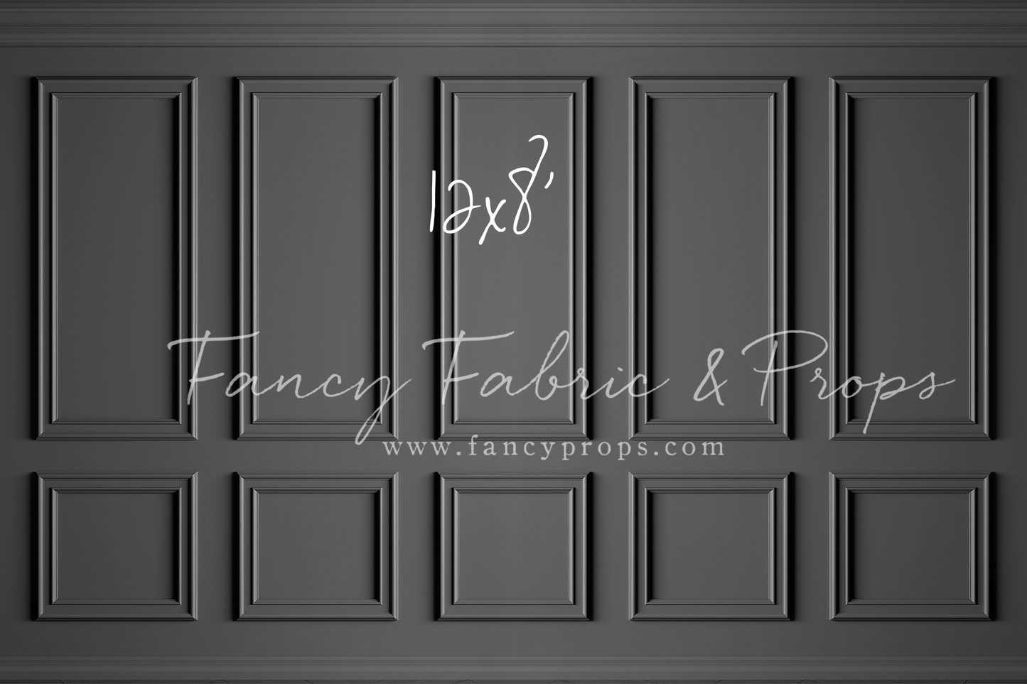 Gray Wainscoting Wall