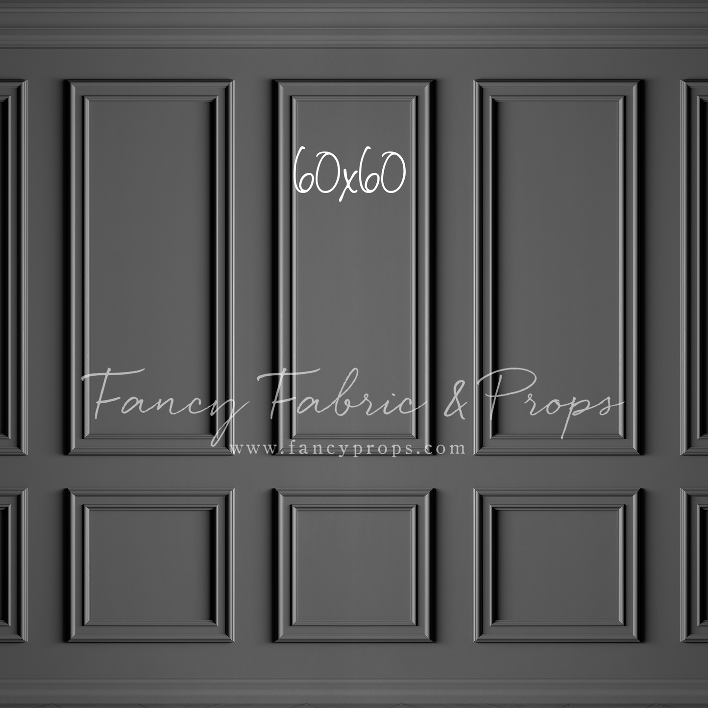 Gray Wainscoting Wall