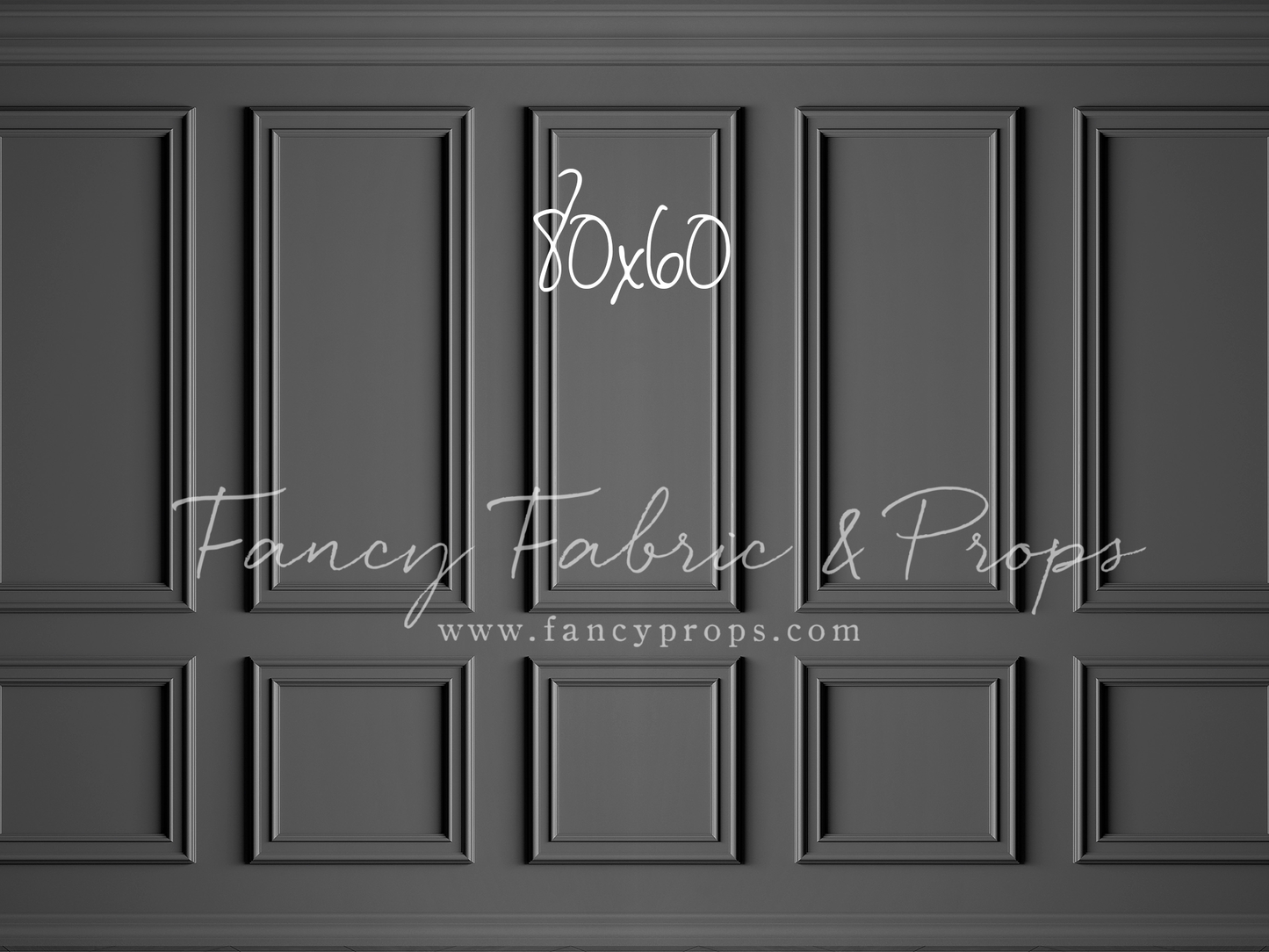 Gray Wainscoting Wall