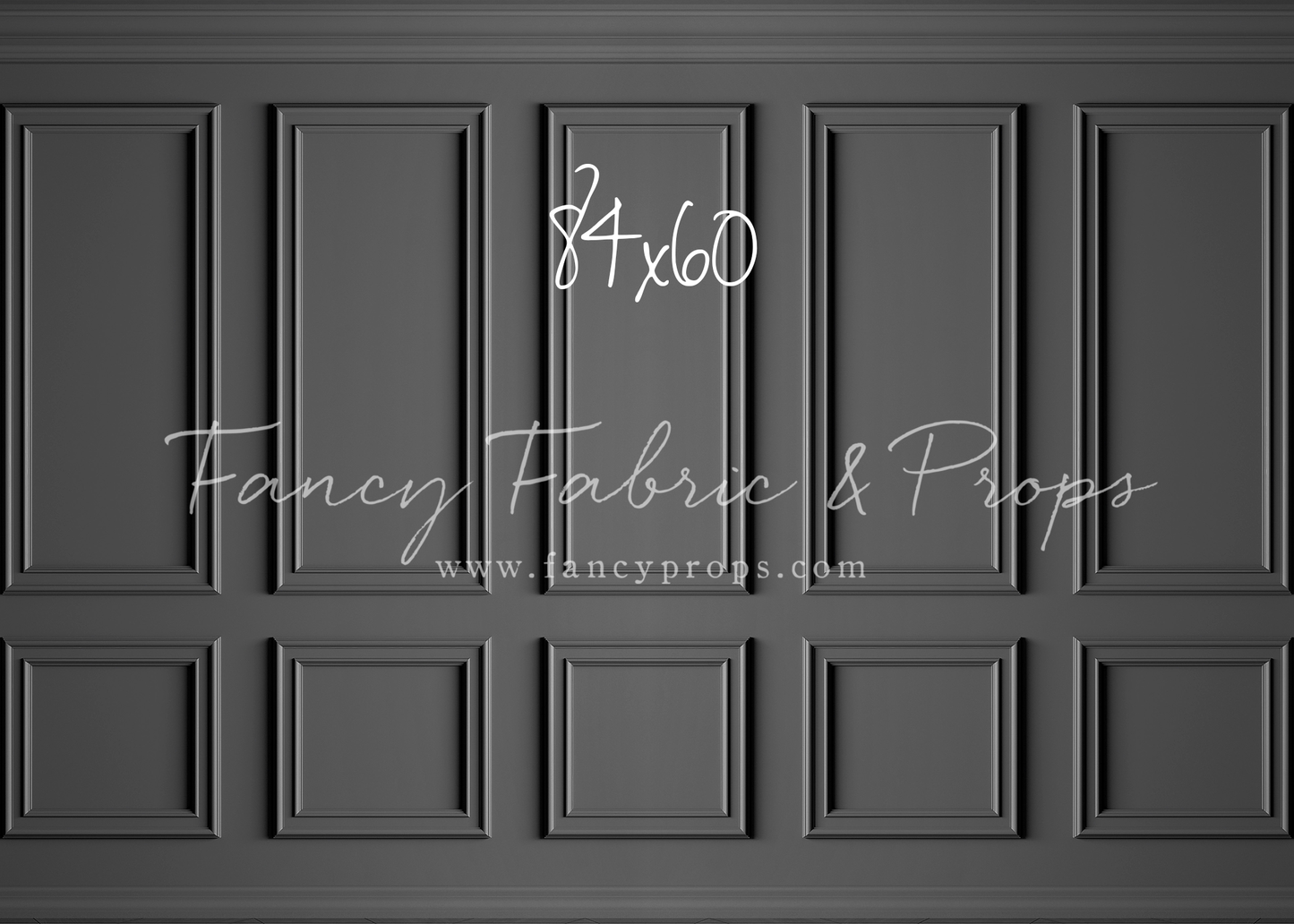 Gray Wainscoting Wall