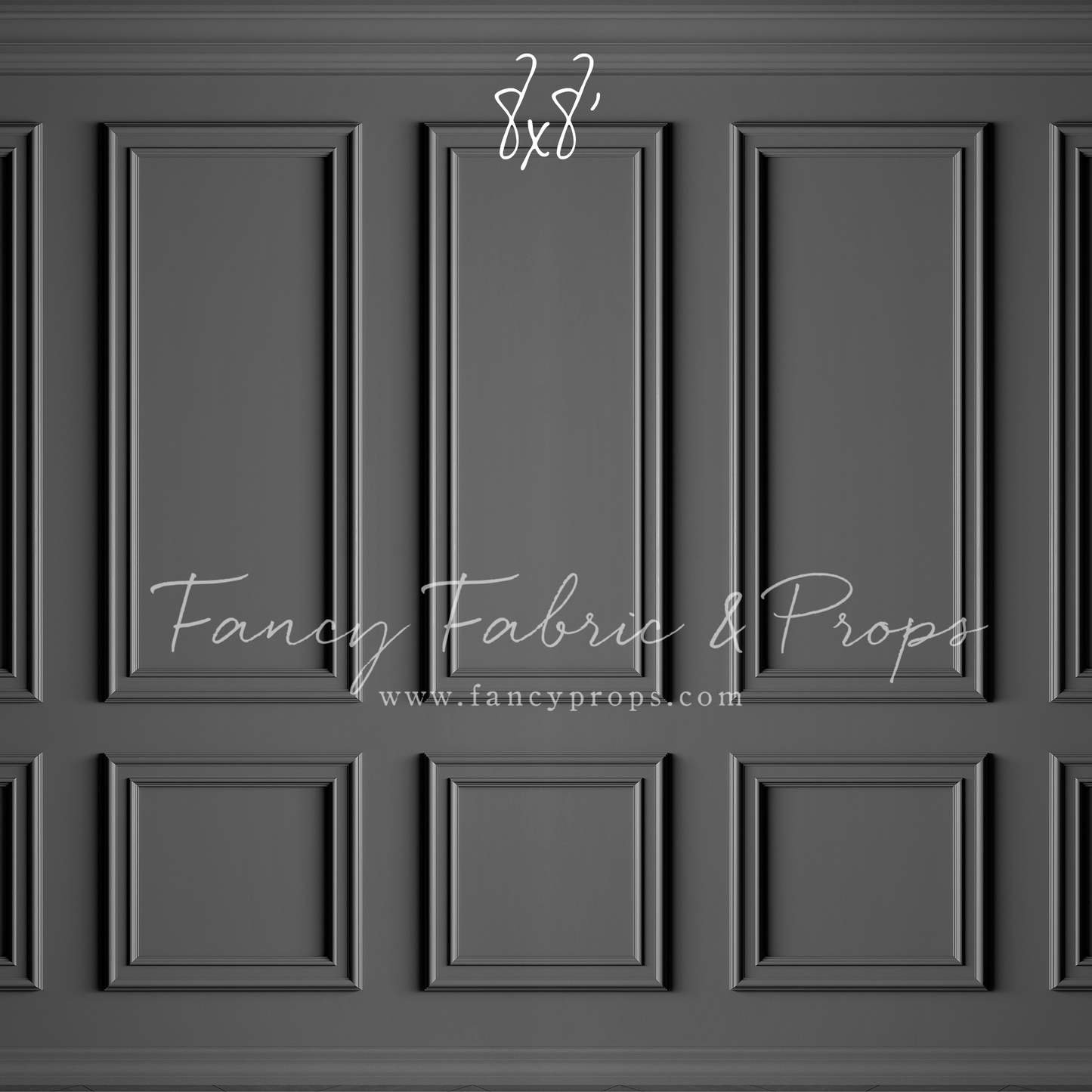 Gray Wainscoting Wall