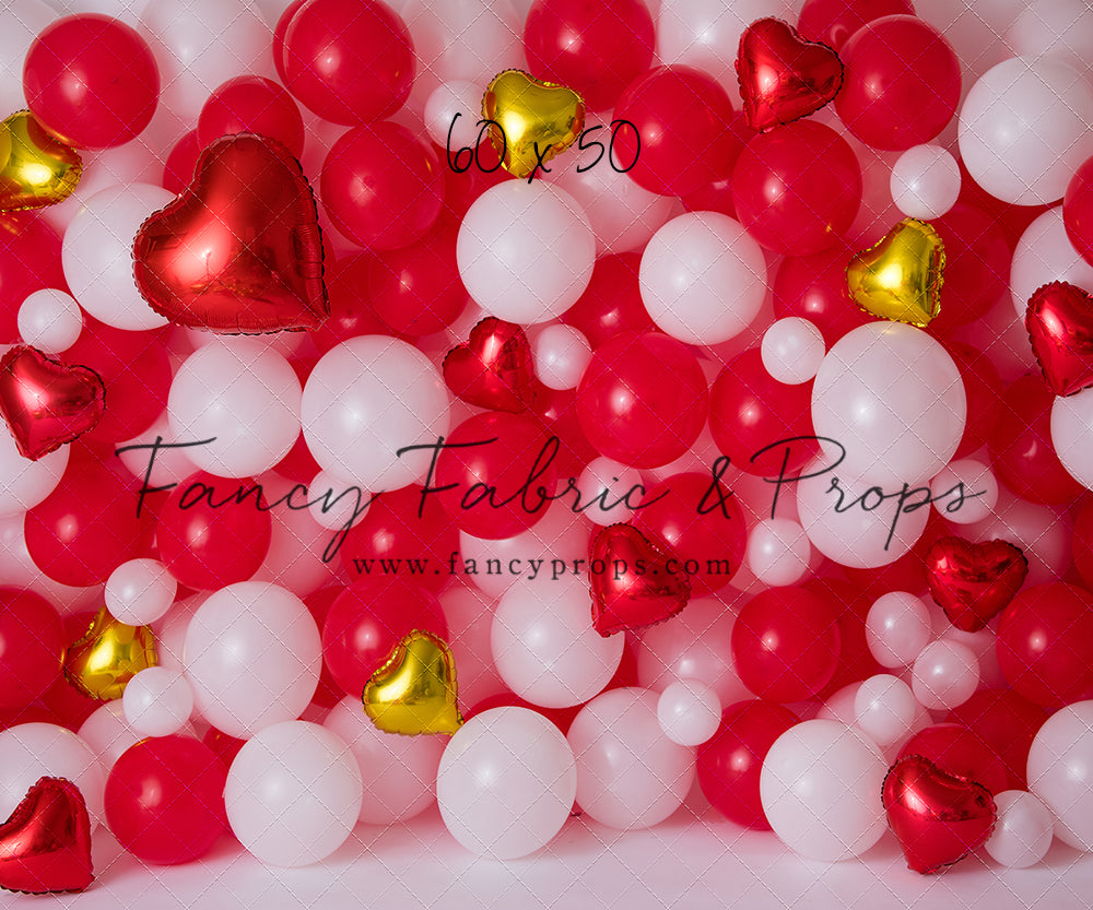 Happy Valentine Balloon Wall