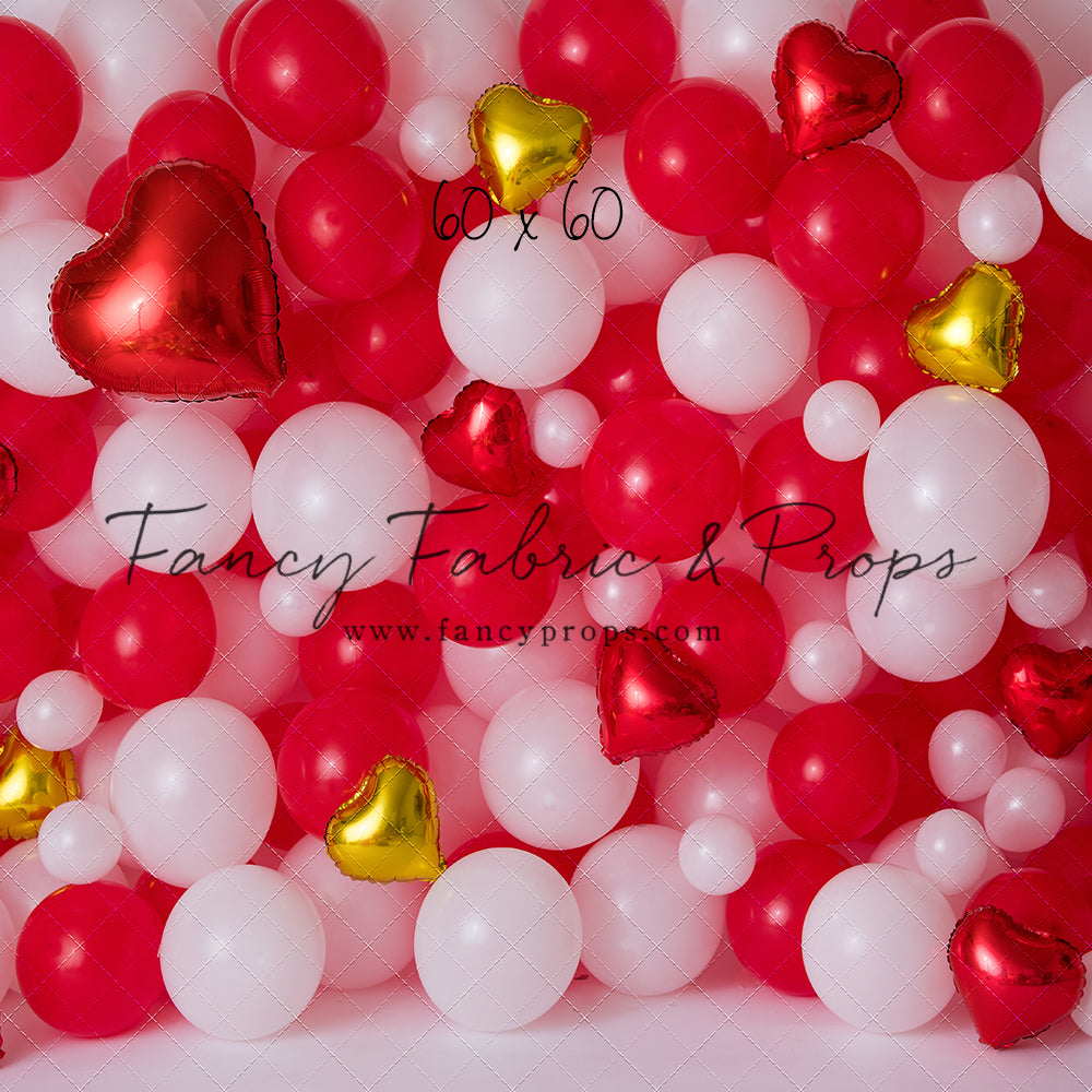 Happy Valentine Balloon Wall