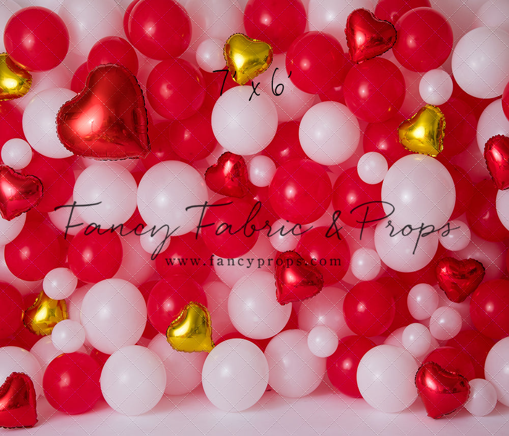 Happy Valentine Balloon Wall