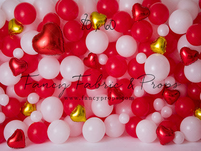 Happy Valentine Balloon Wall