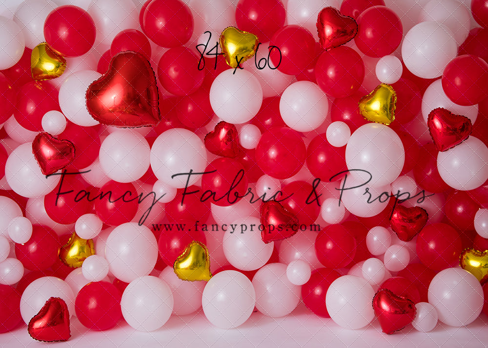 Happy Valentine Balloon Wall