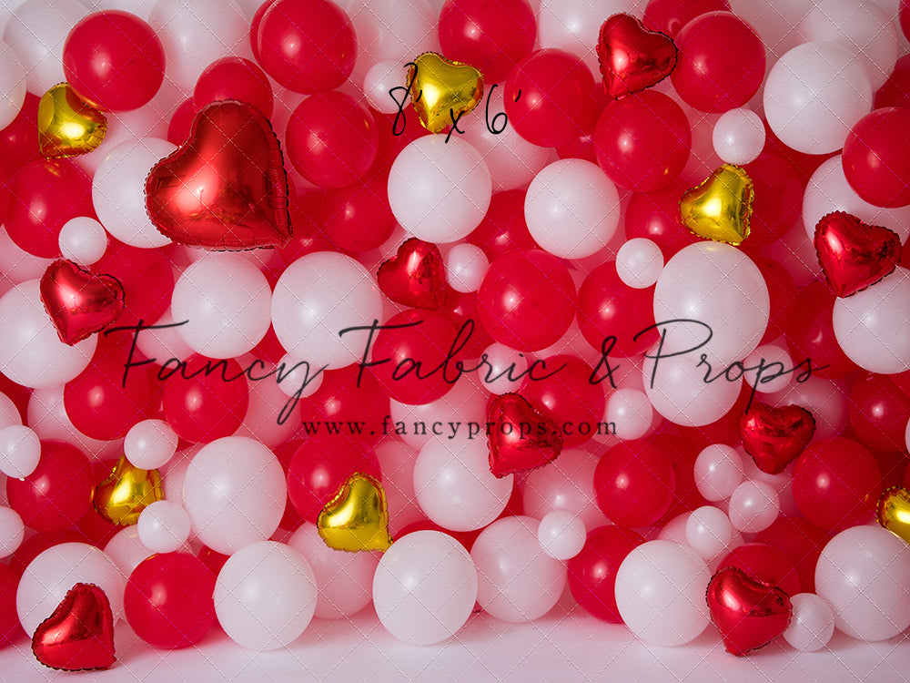 Happy Valentine Balloon Wall