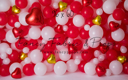 Happy Valentine Balloon Wall