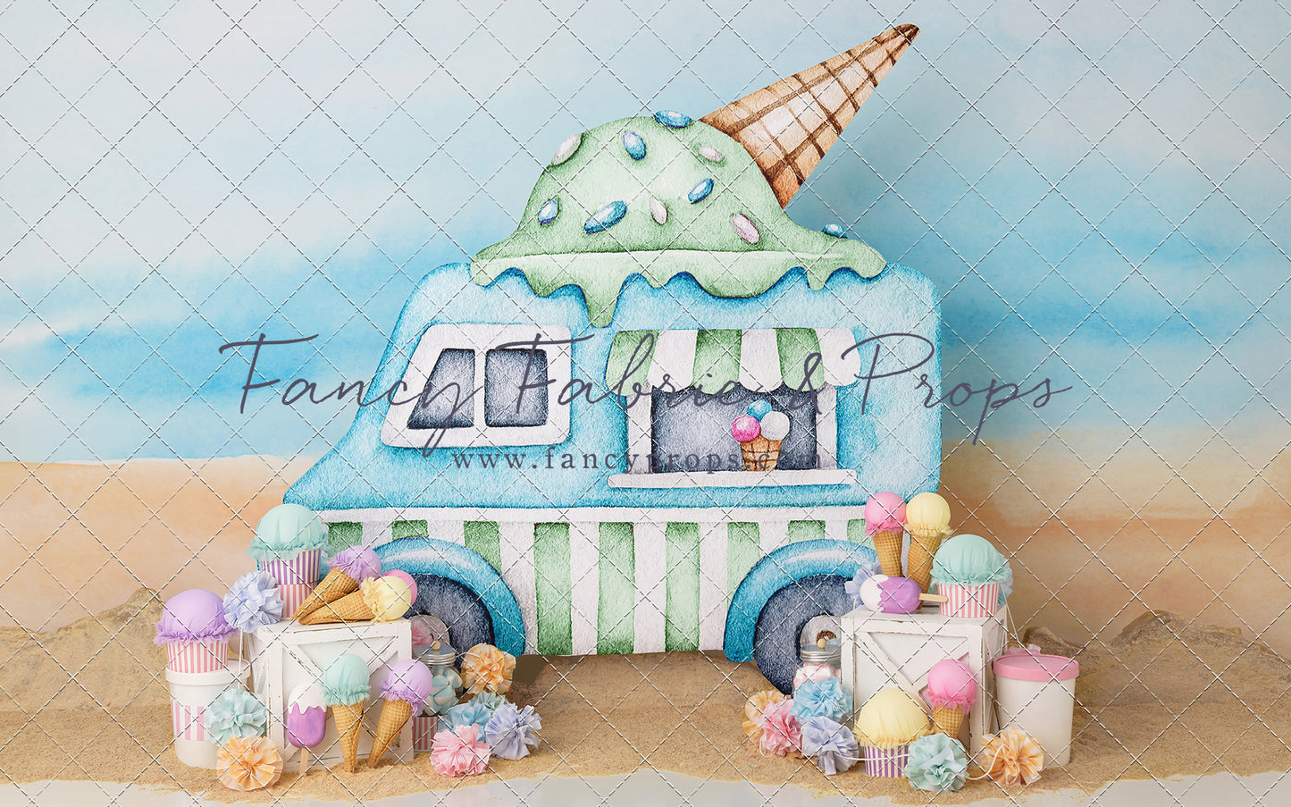 Ice Cream At The Beach