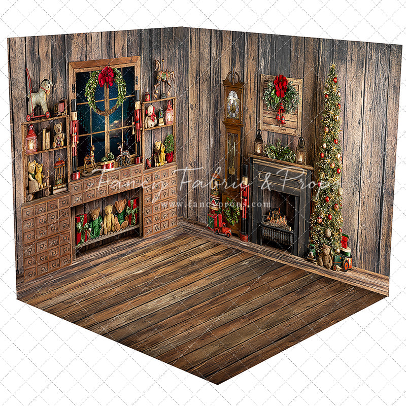 Jolly Saint Nick's Fireplace Room
