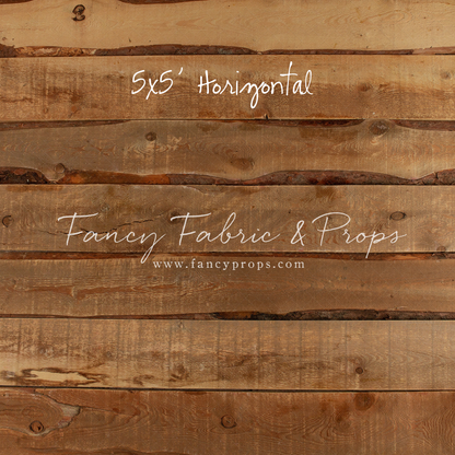 Joplin Horizontal Wood Planks Mat Floor