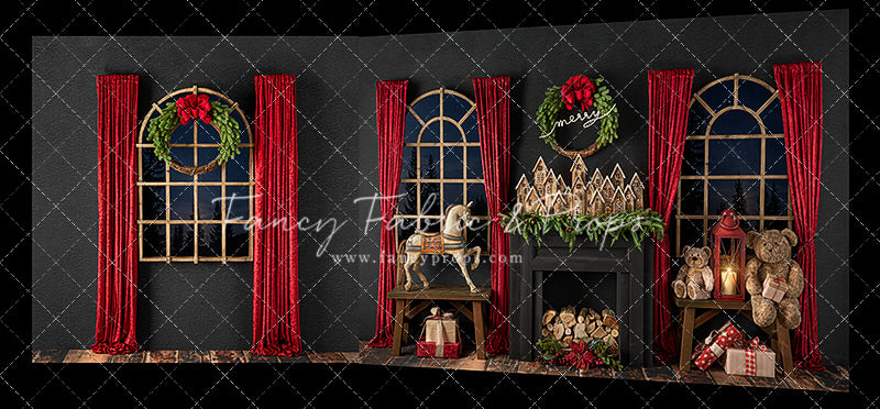 Joyful Holiday Moonrise Room