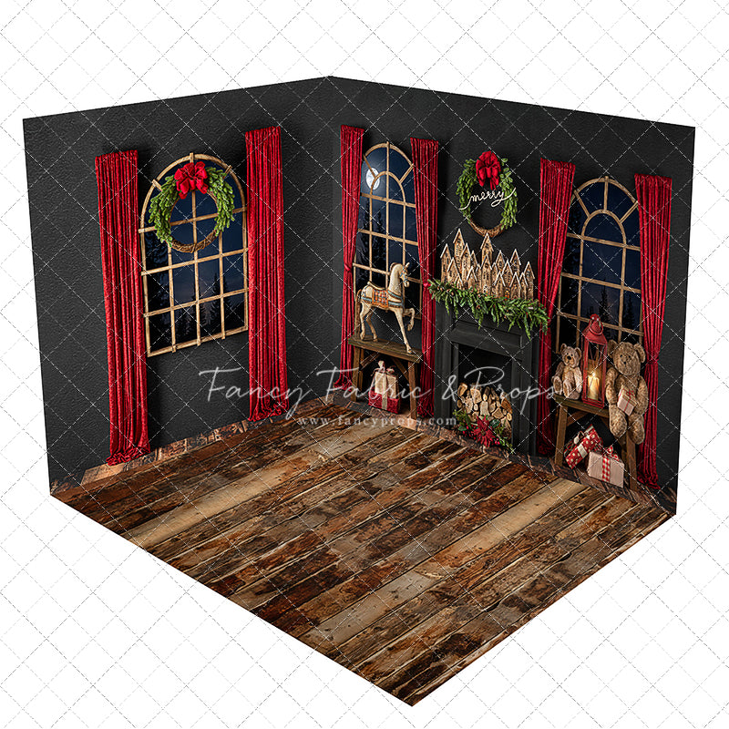 Joyful Holiday Moonrise Room