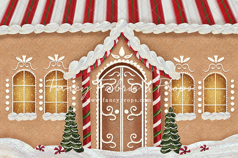 Little Fancy Gingerbread Cottage