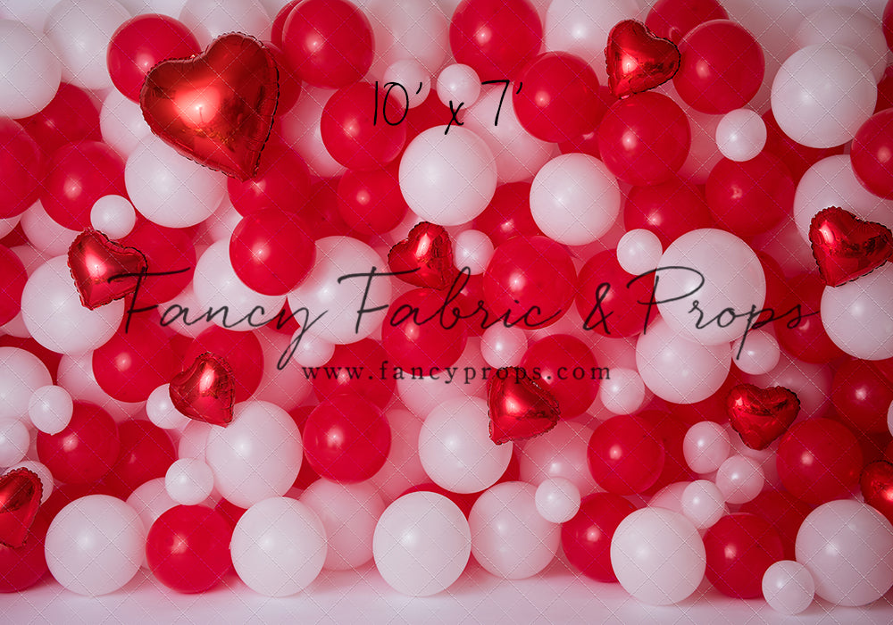 Loving Valentine Balloon Wall