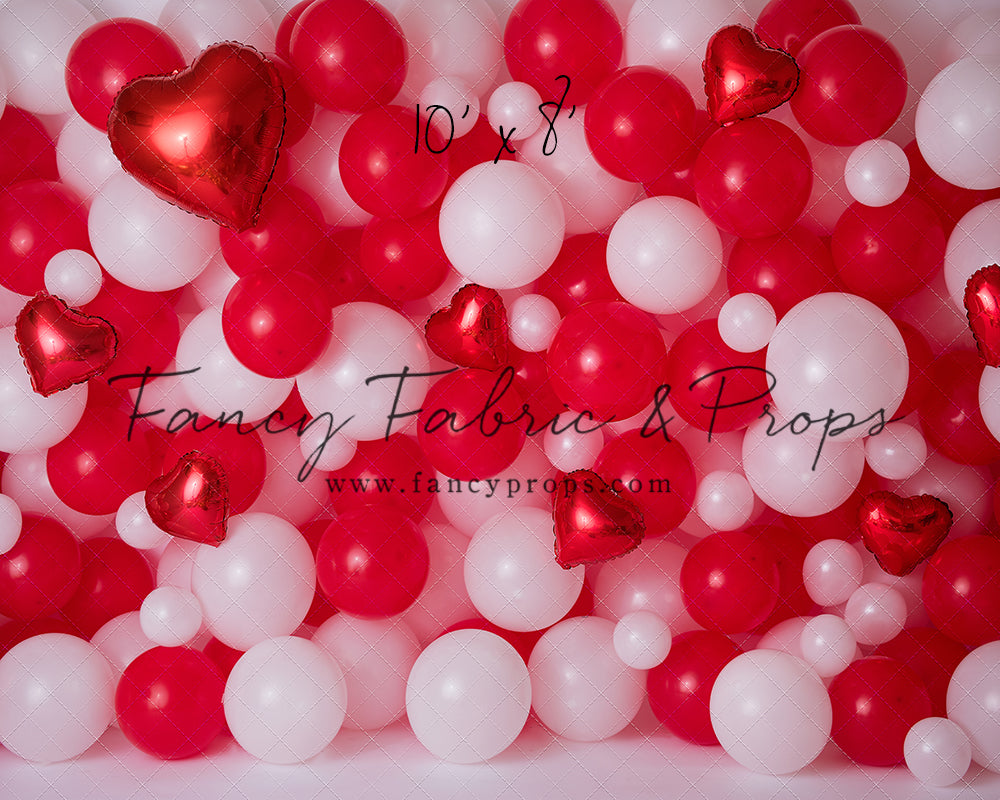 Loving Valentine Balloon Wall