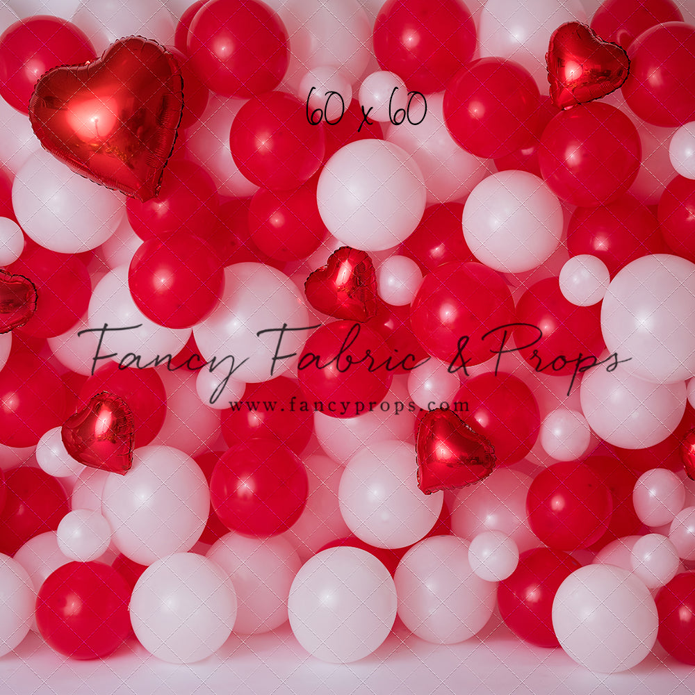 Loving Valentine Balloon Wall
