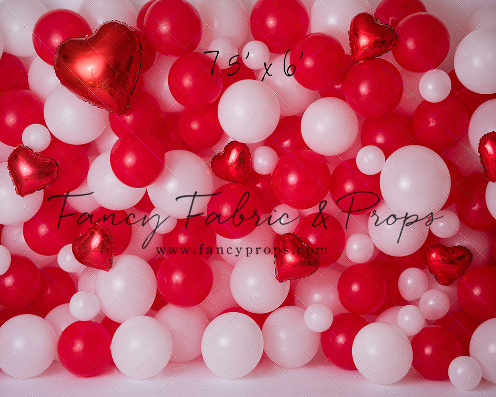 Loving Valentine Balloon Wall