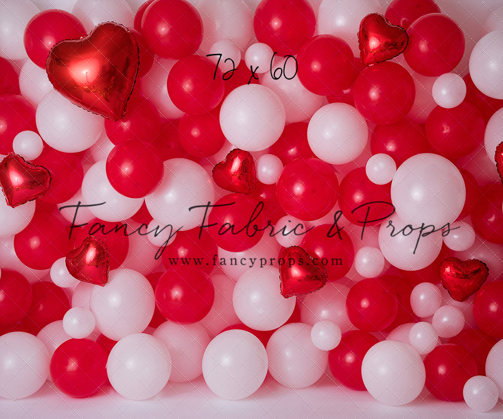 Loving Valentine Balloon Wall