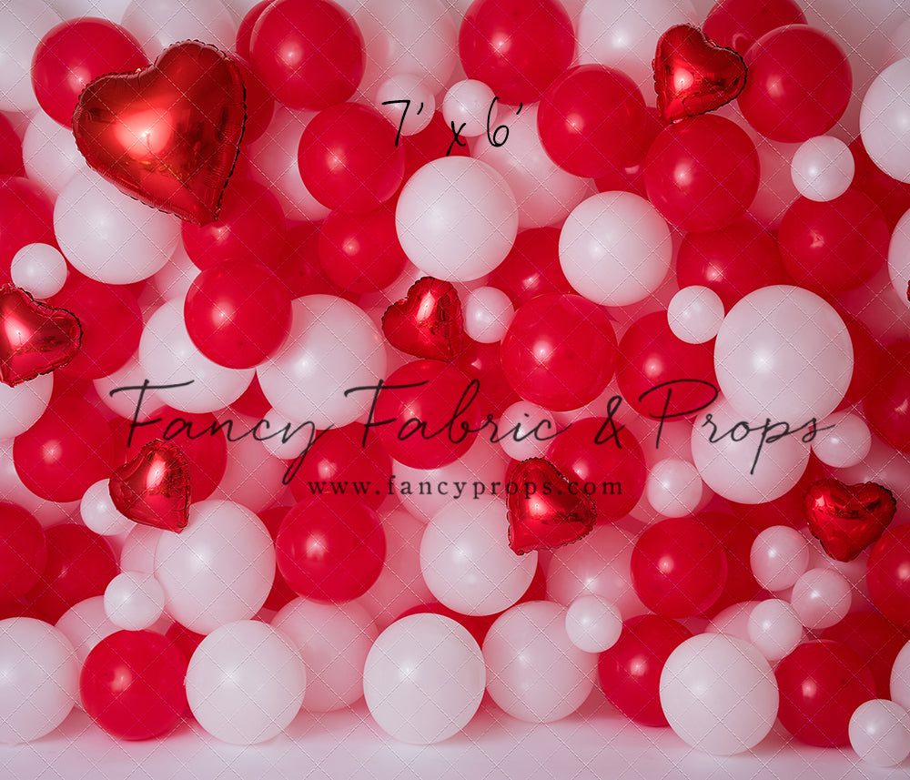 Loving Valentine Balloon Wall