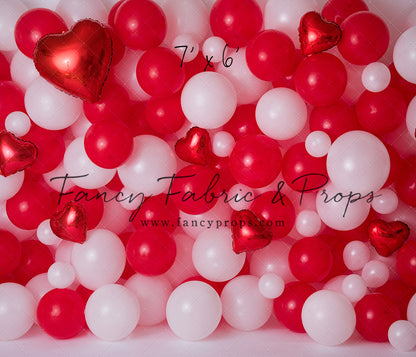 Loving Valentine Balloon Wall