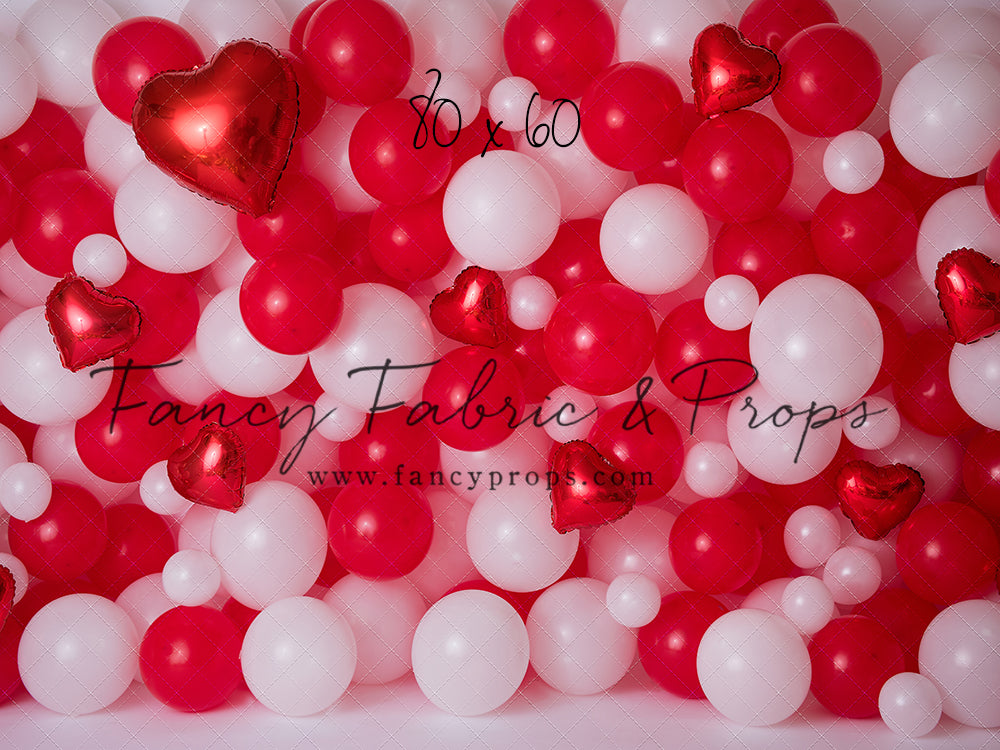 Loving Valentine Balloon Wall