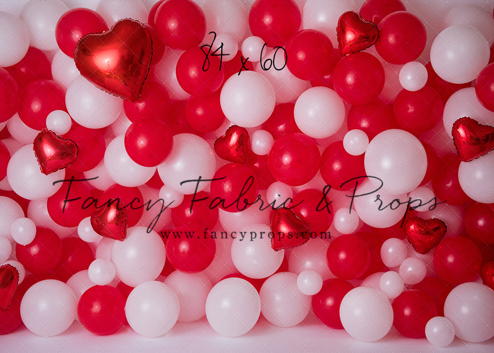 Loving Valentine Balloon Wall