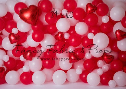 Loving Valentine Balloon Wall