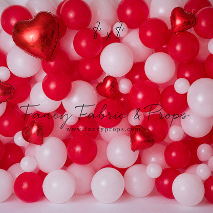 Loving Valentine Balloon Wall
