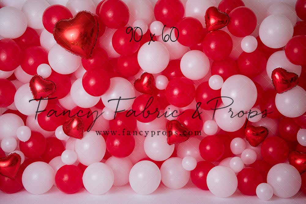 Loving Valentine Balloon Wall