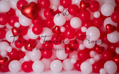 Loving Valentine Balloon Wall