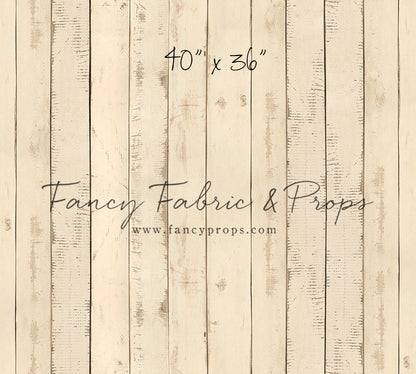 Narrow Amanda Cream Barn Wood Planks - Petite