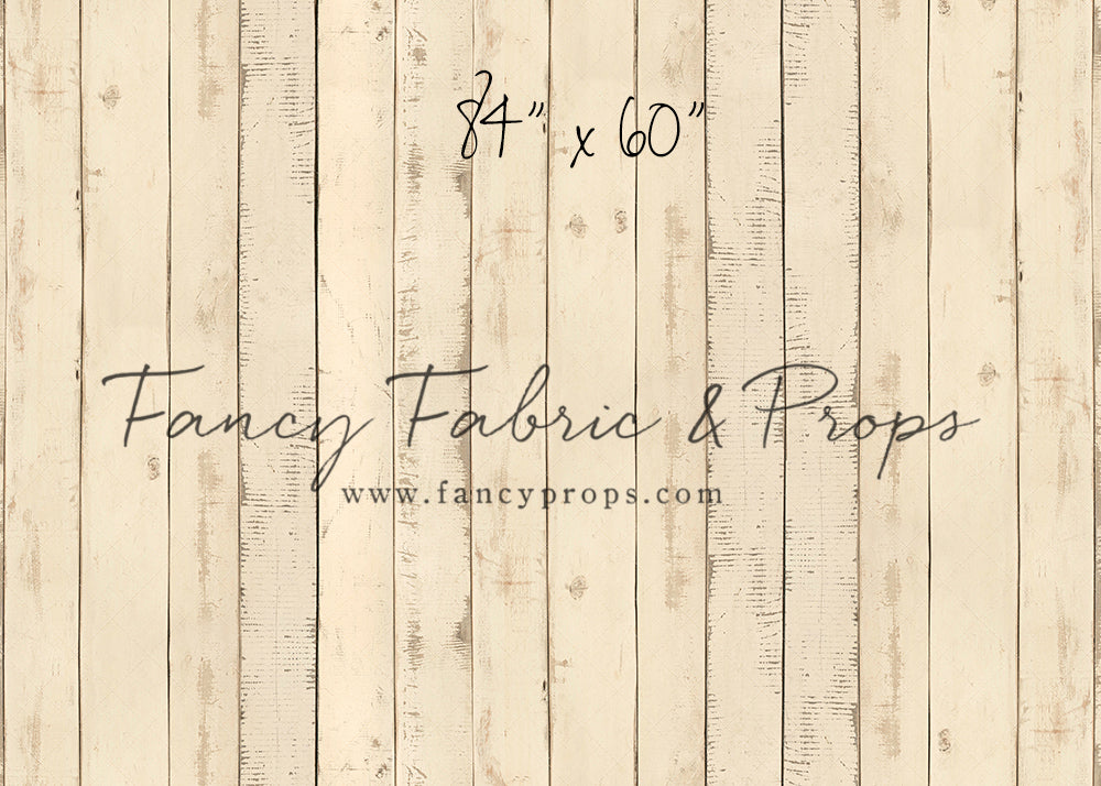 Narrow Amanda Cream Barn Wood Planks