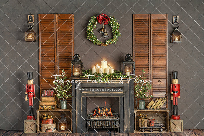 Old Fashioned Christmas Mantle