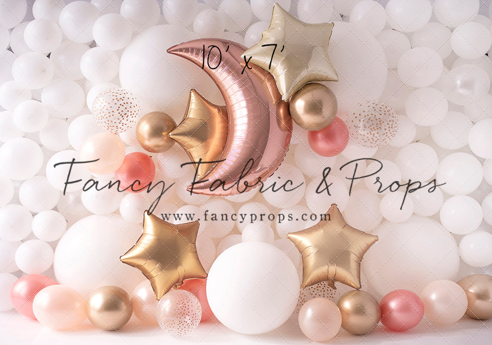 Over The Moon Balloon Wall