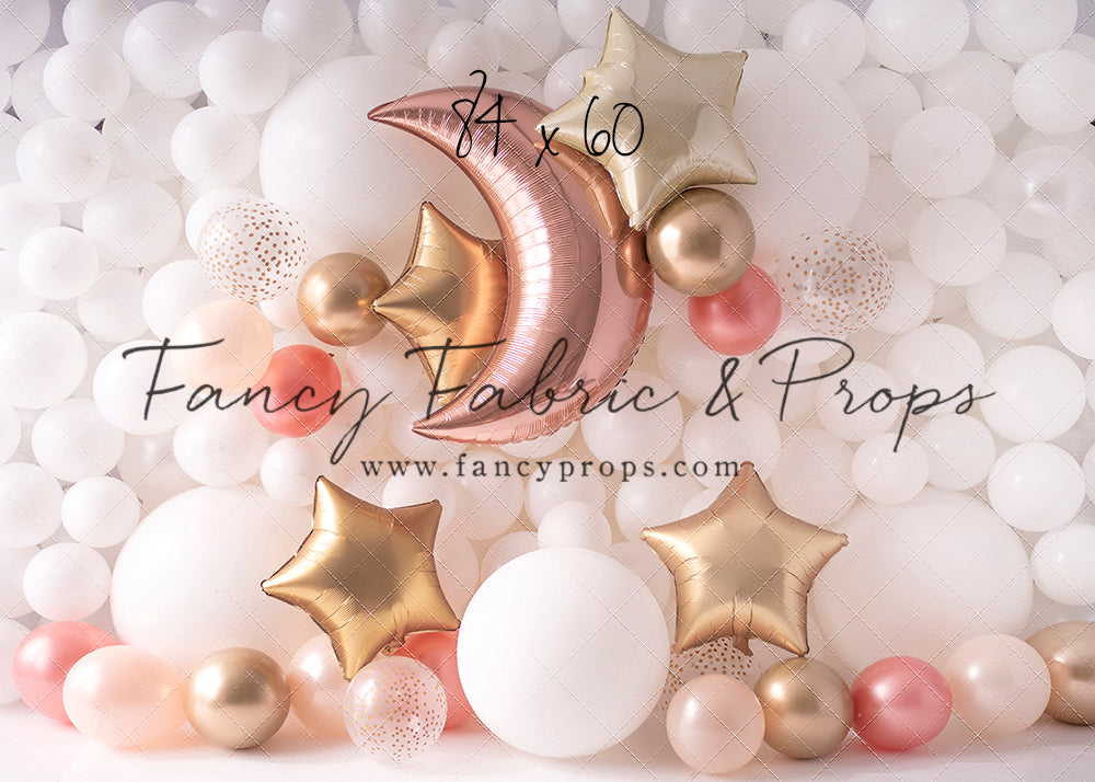 Over The Moon Balloon Wall